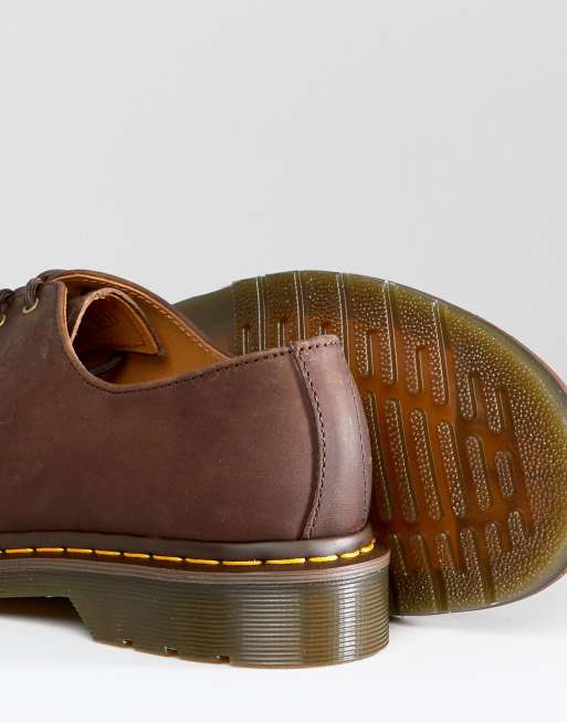 Dr Martens 1461 3-eye shoes in brown | ASOS