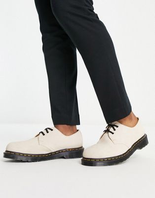 Dr Martens 1461 3 eye shoes in warm sand suede