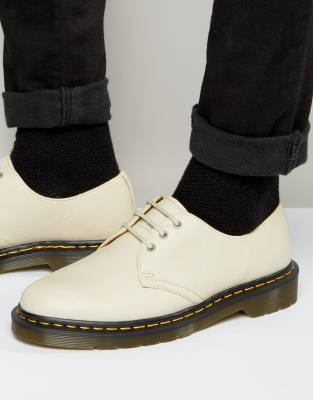 cream doc martens