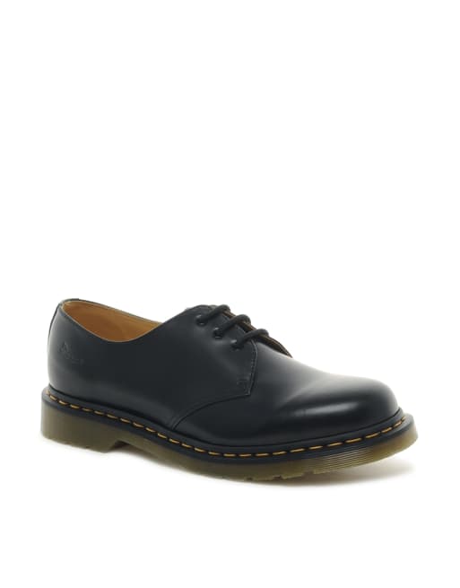 Dr Martens 1461 3 Eye smooth leather oxford shoes