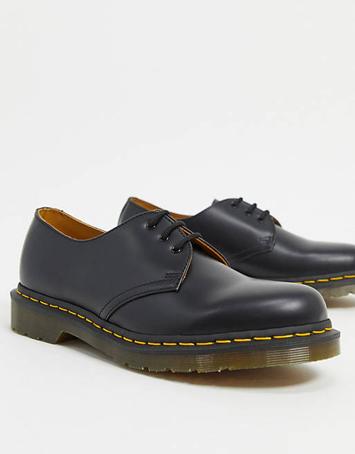 Dr Martens 1461 3-Eye smooth leather oxford shoes | ASOS