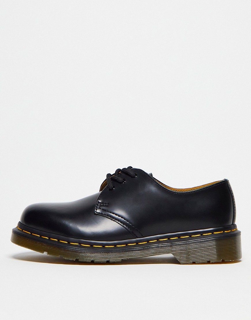Dr Martens 1461 3-Eye smooth leather oxford shoes-Black