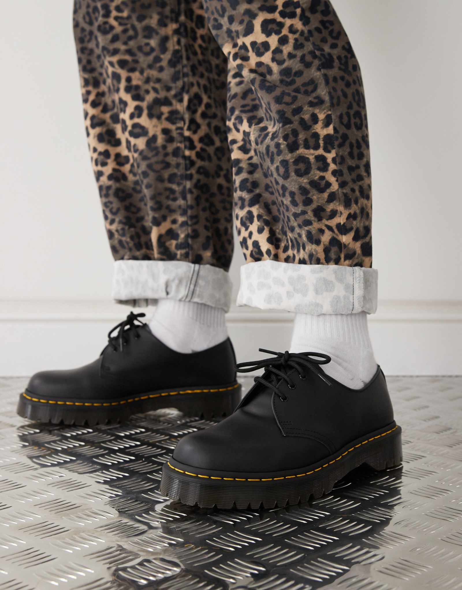 Туфли Dr Martens 1461 Bex 3 eye из черной гладкой кожи