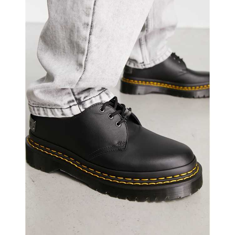 White Stitch Dr Martens Double Stitch 1461 Martens 1461 Bex White - Main Image