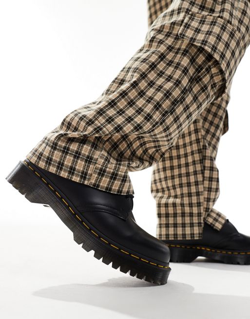 Dr Martens – 1461 Bex – Schuhe aus schwarzem Glattleder mit 3 Ösen