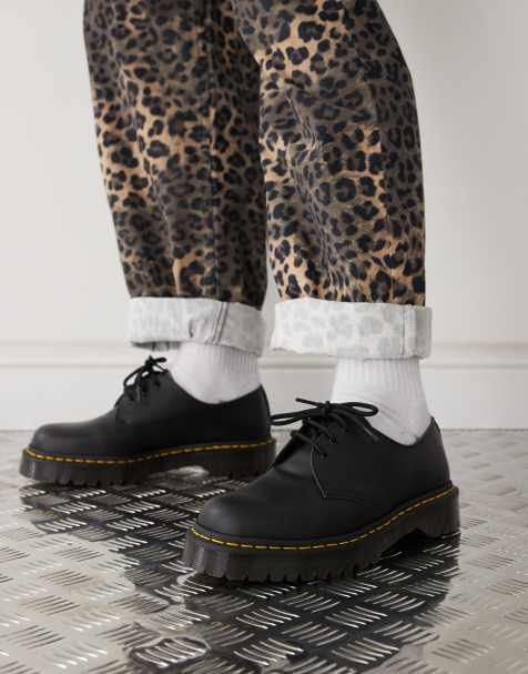 Dr Martens – 1461 Bex – Svarta skor i smidigt läder med 3 par öljetter - view 1