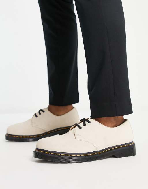 Dr Martens - 1461 - Chaussures en daim avec 3 paires d'œillets - Sable chaud, 3 de 4