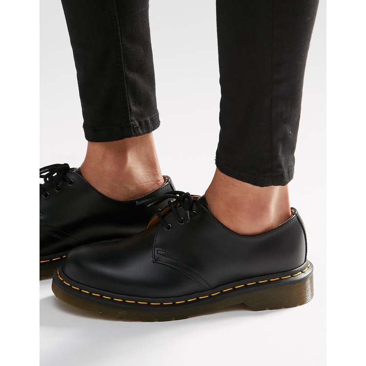 Dr Martens 1461 Chaussures Oxford en cuir lisse 3 illets