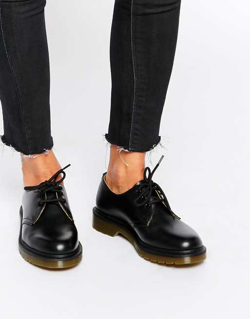 DR MARTENS 1461 Women's Patent Leather Oxford Shoes 