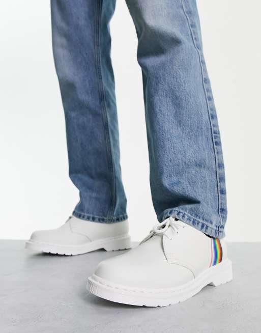 white doc martens shoes