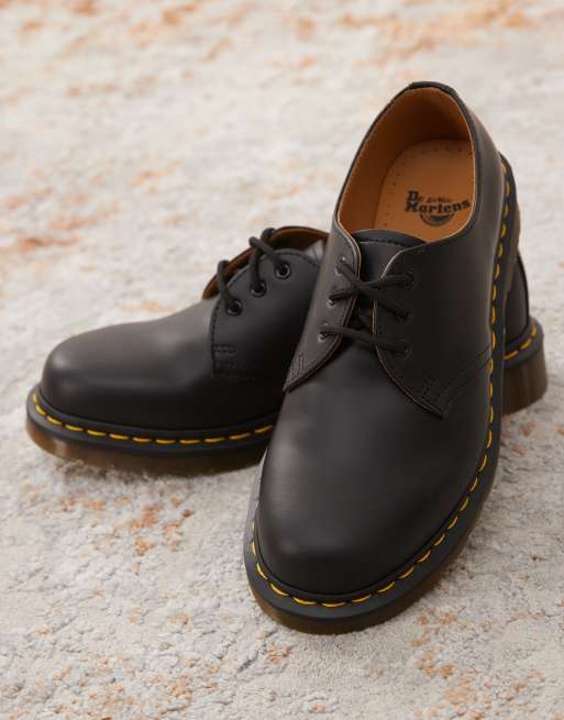 Oxford Dr Martens Basse Look Martens 1461 QUAD BLACK POLISHED