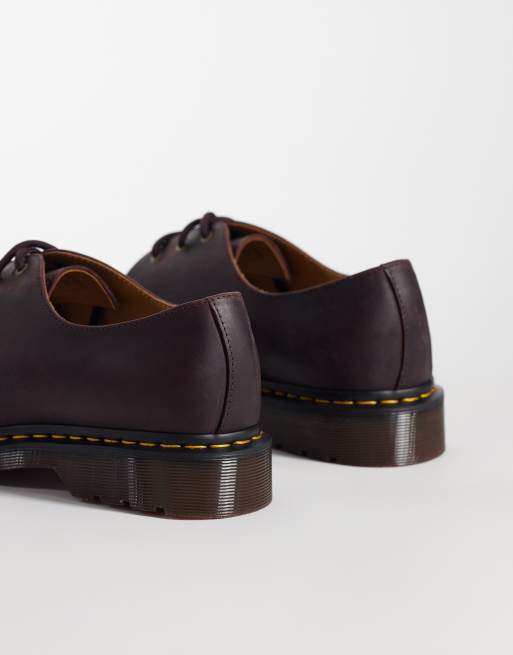 Dr Martens - 1461 - Schoenen met 3 veteroogjes in kersenrood, 3 van 4