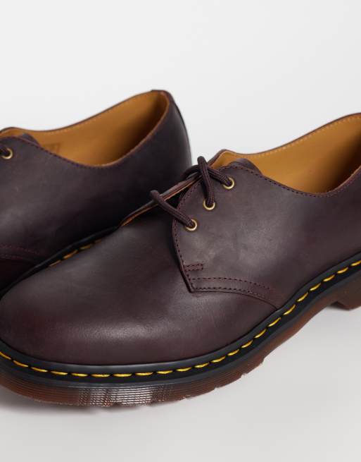 Dr Martens - 1461 - Schoenen met 3 veteroogjes in kersenrood, 4 van 4