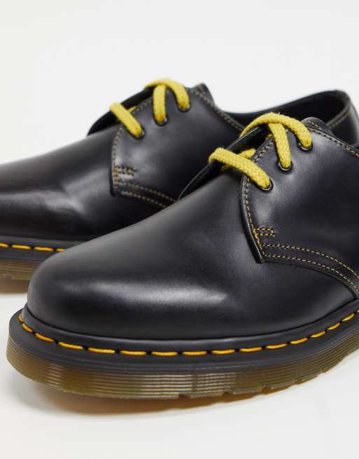 Dr Martens 1461 Schuhe mit 3 Osen in Schwarz ASOS