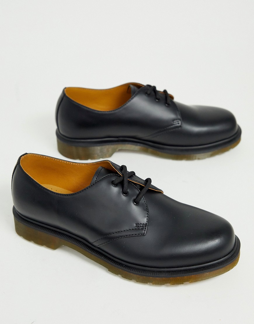 Dr Martens – 1461 Vegan pw – Svarta skor i veganskt läder med 3 öglor