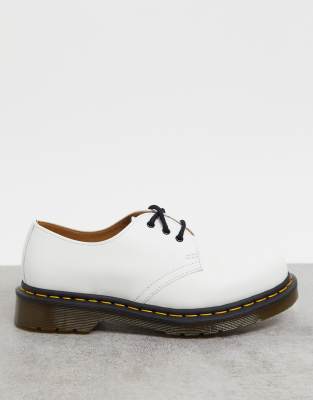 white dr martens low