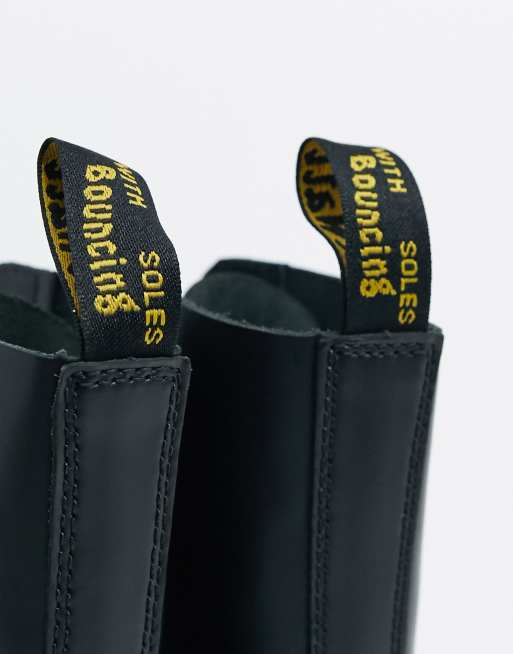 Dr Martens 1490 10-eye boots in black, 3 of 4
