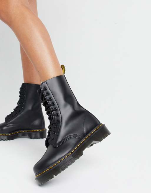 Dr Martens - 1490 - Bex - Sorte støvler med 10 snørehuller, 2 af 4