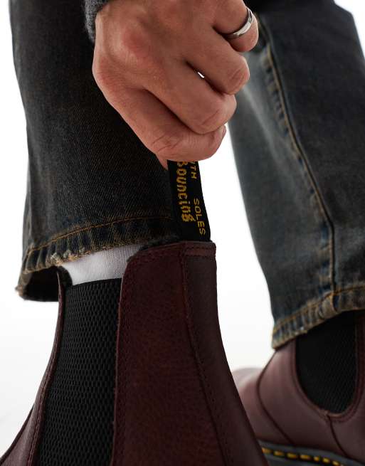 Dr. Martens – 2976 – Bordowe sztyblety podszyte futerkiem, 4 z 4
