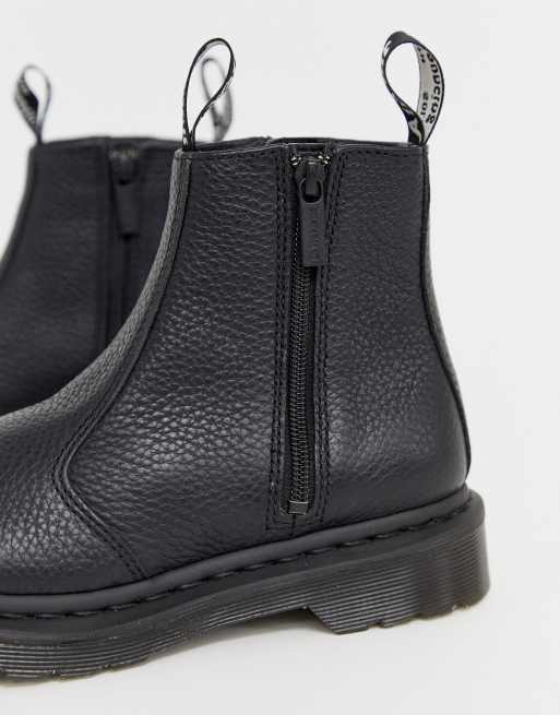 Dr Martens 2976 Bottines en cuir avec fermeture clair Noir