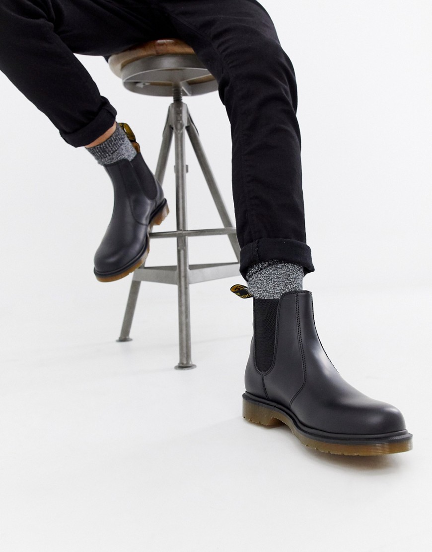 DR. MARTENS 2976 CHELSEA BOOTS IN ALL BLACK,11853001 US