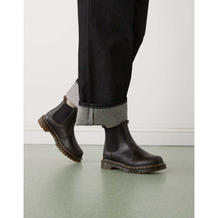 Martens 2976 Leonore Bottines Chelsea doublées de fausse