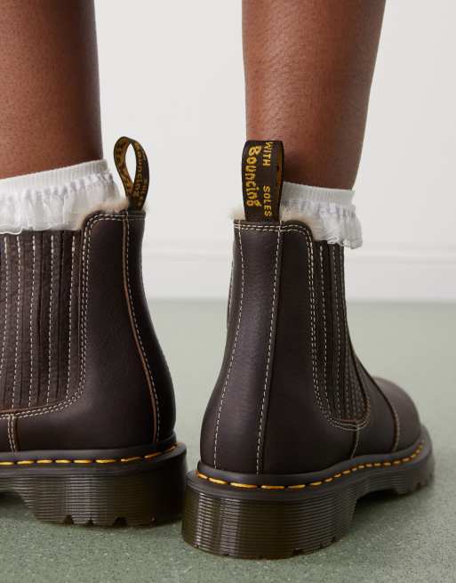 Dr Martens - 2976 Leonore - Stivaletti marrone scuro, 4 di 4