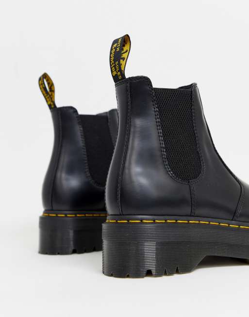 Dr Martens - 2976 Quad - Chelsea boots met plateauzolen in zwart, 2 van 4