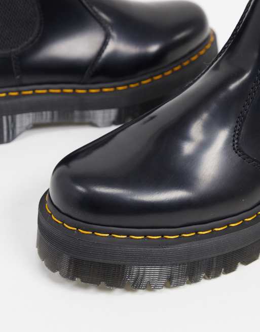 Dr martens quad platform chelsea clearance boots