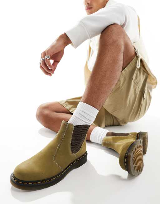 Dr. Martens - 2976 - Stivaletti Chelsea in nabuk kaki, 4 di 4