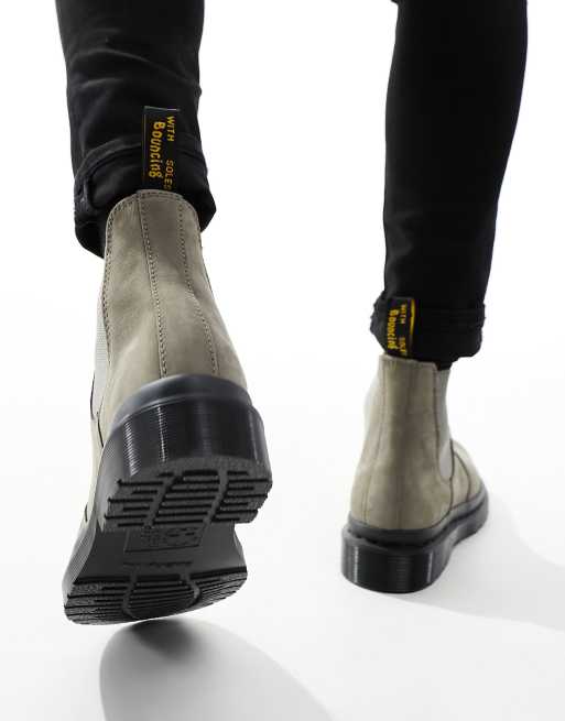 Dr Martens - 2976 - Stivaletti in pelle nabuk grigio nickel, 2 di 4