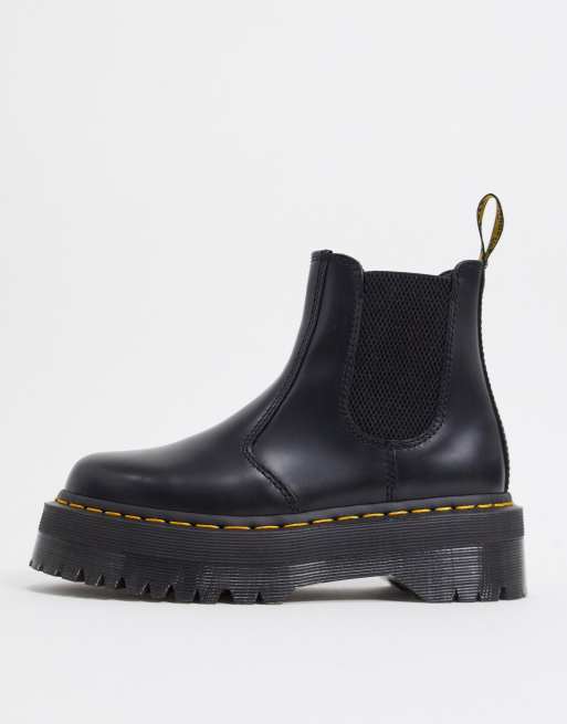 Dr Martens – 2976 – Svarta chelseaboots i flatform-modell, 2 av 4