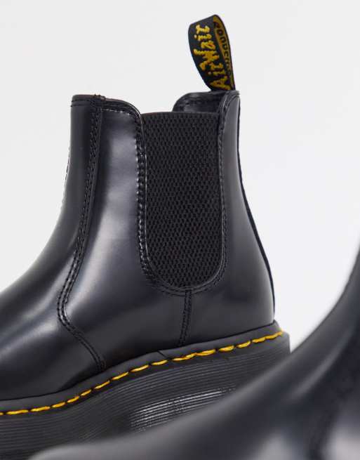 Dr Martens – 2976 – Svarta chelseaboots i flatform-modell, 3 av 4