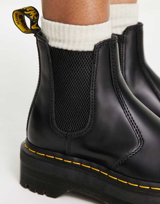 Dr Martens – 2976 – Svarta chelseaboots i flatform-modell, 3 av 4