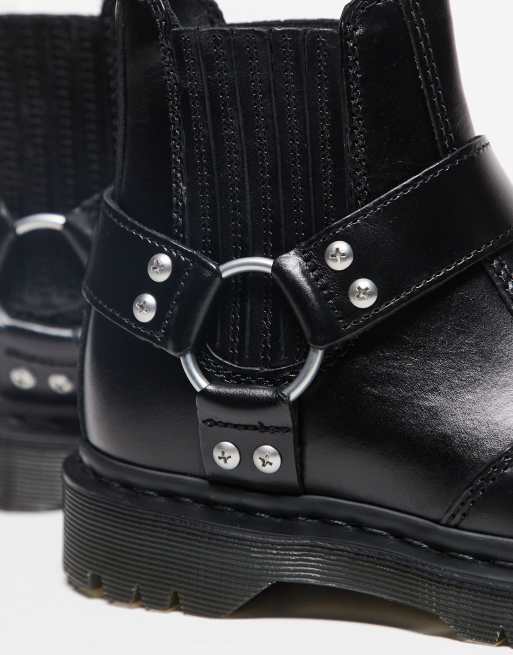 Dr Martens – 2976 – Svarta chelseaboots med spännen, 2 av 4
