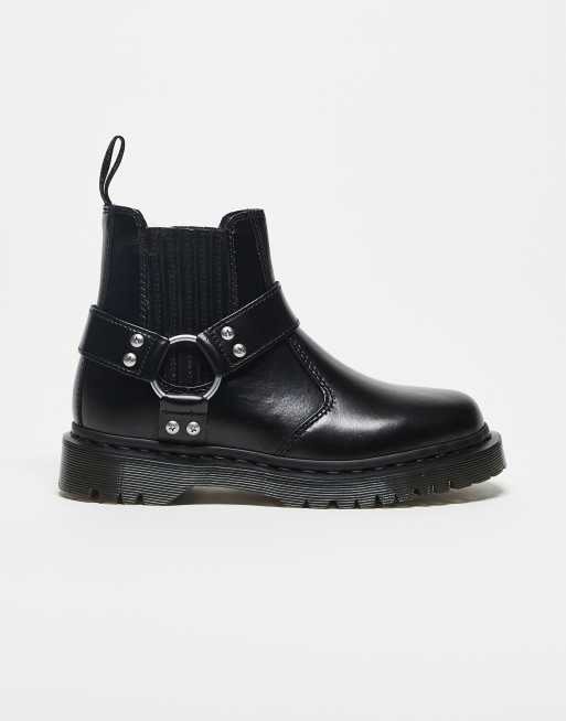 Dr Martens – 2976 – Svarta chelseaboots med spännen, 4 av 4