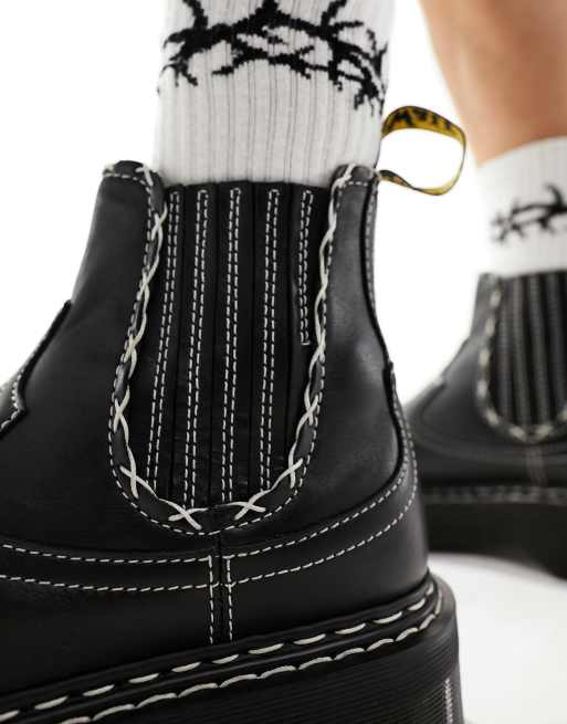 Dr Martens 2976 western gothic chelsea boots in black ASOS