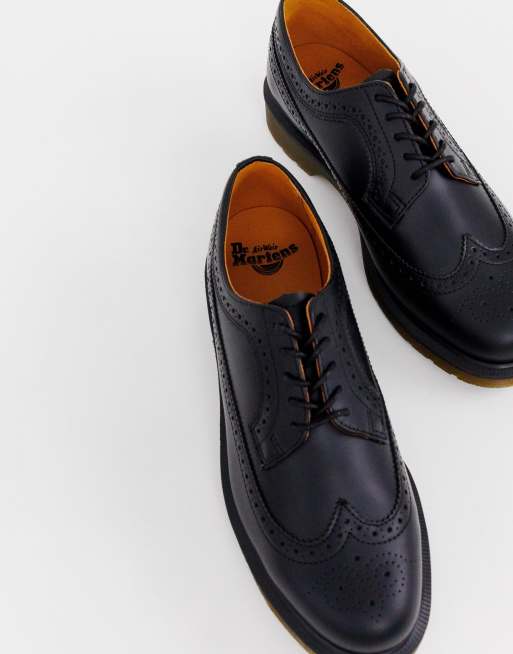 Dr martens 3989 2025 black stacked brogues