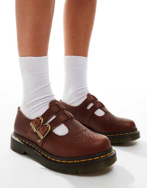 Dr Martens 8065 Babies en cuir Fauve