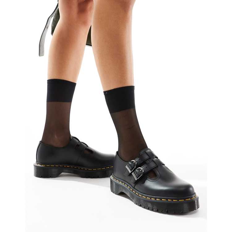 Dr. Martens 8065 Mary Jane ブラック UK6 Dr. Martens 8065 MARY JANE - Półbuty wsuwane/czarny - Zalando.pl