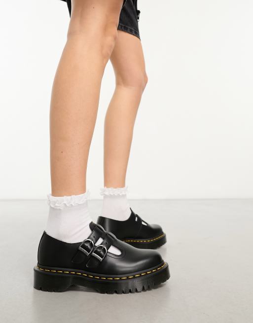 Dr Martens – 8065 Bex – Svarta Mary Jane-skor i slätt läder, 2 av 4