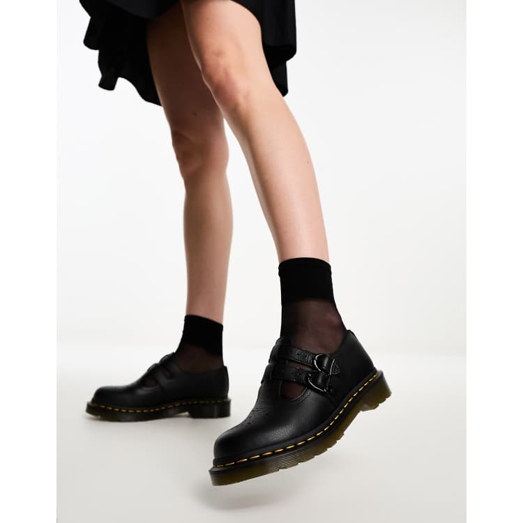 Doc martin black shoes online