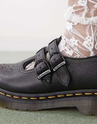 Dr Martens 8065 Mary Jane shoes in black leather | ASOS