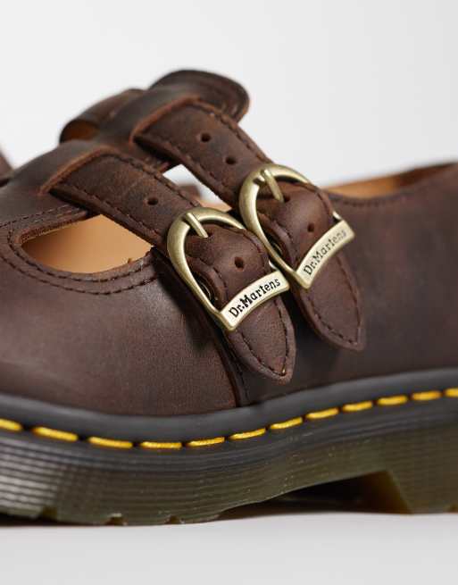 Dr Martens - 8065 - Mary Jane-sko i mørkebrunt læder, 2 af 4