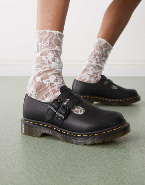 Dr Martens - 8065 - Mary Jane-sko i sort læder - view 1