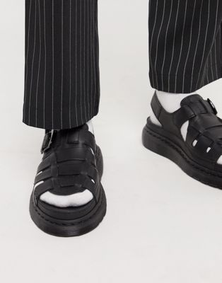 Dr Martens 8092 arc sandals in black temperley