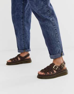 doc marten brown sandals