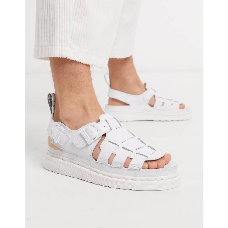 Dr Martens 8092 arc sandals in white softy ASOS