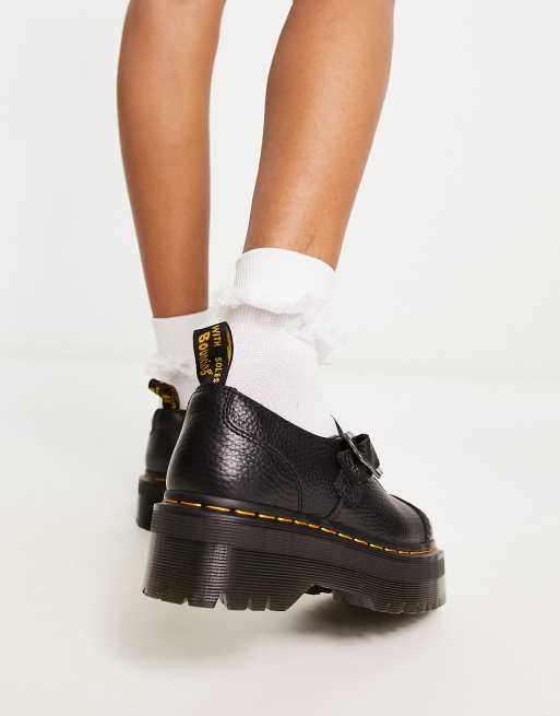 Dr Martens Addina Chaussures babies fleur Noir