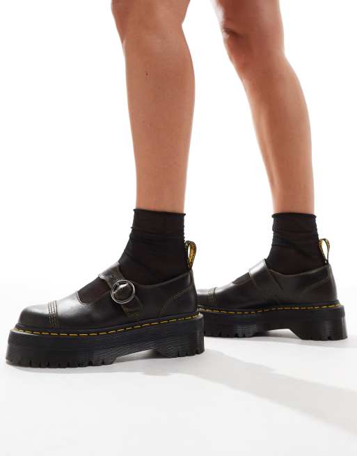 Dr Martens - Addina - Mary Jane-sko i brunt læder, 3 af 4